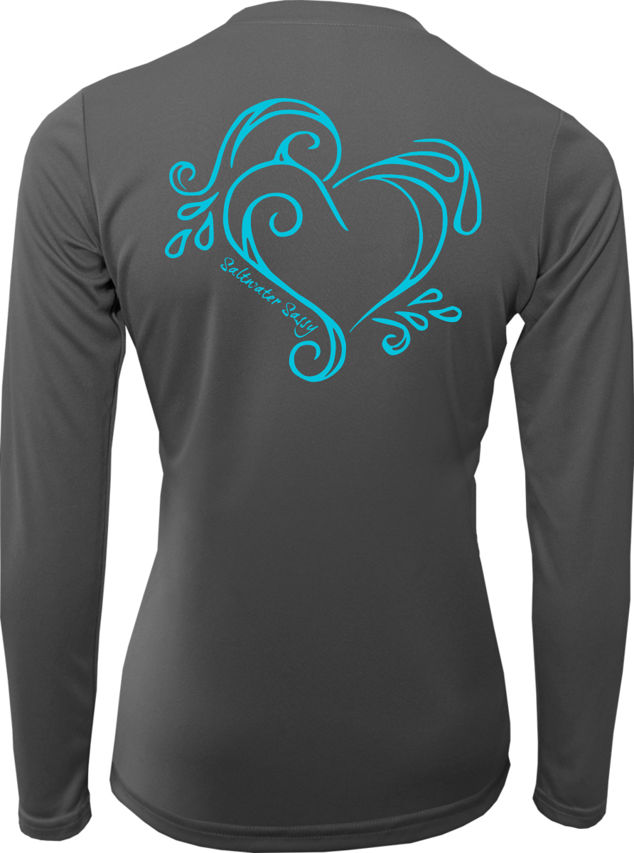 Beach Please Vneck Long Sleeve