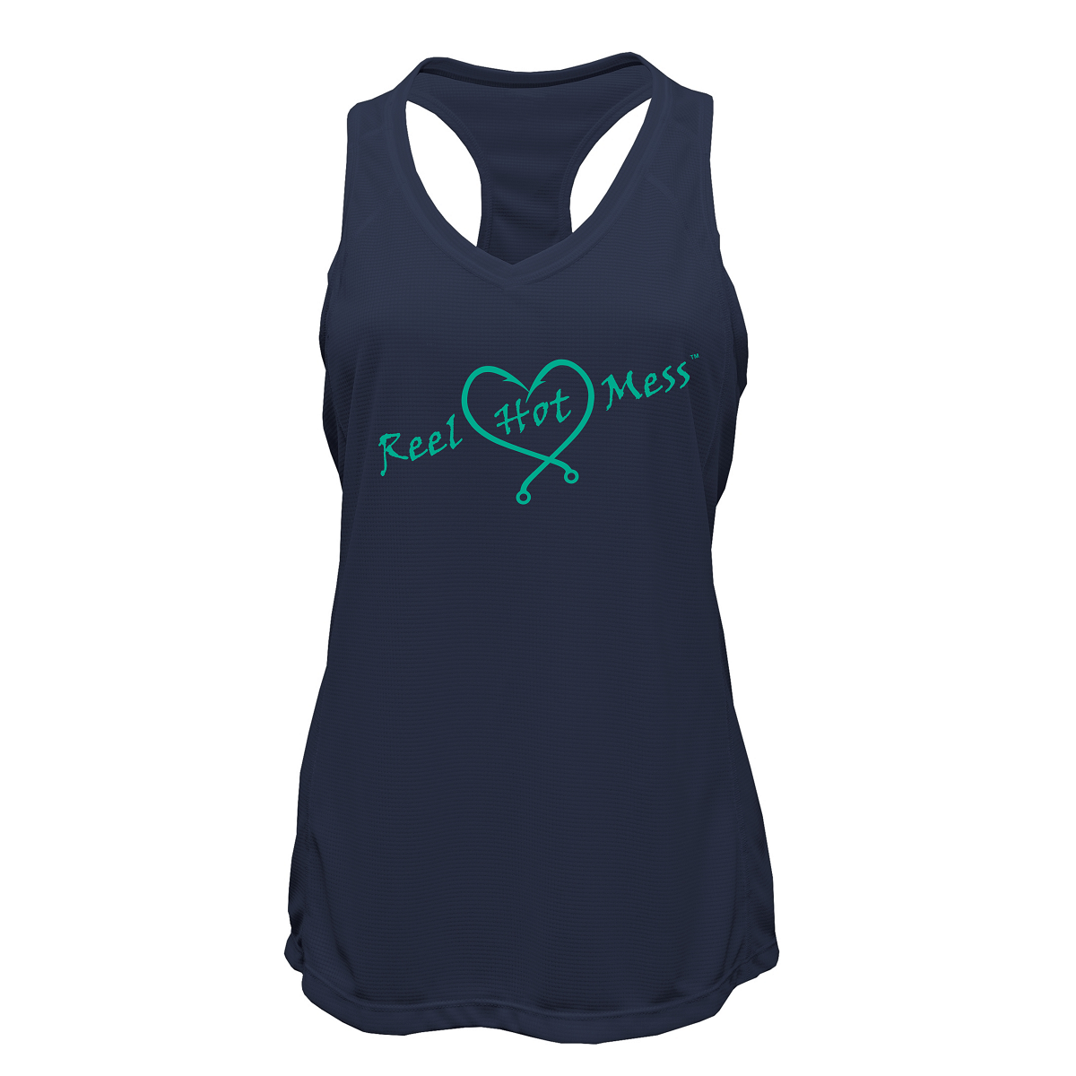 Reel Hot Mess Singlet Grid Tank