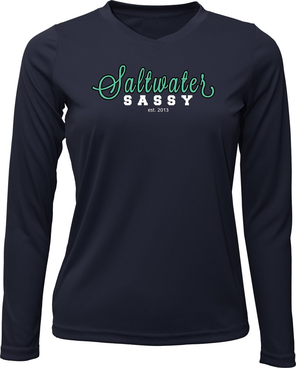 Game Day Tee Vneck Long Sleeve