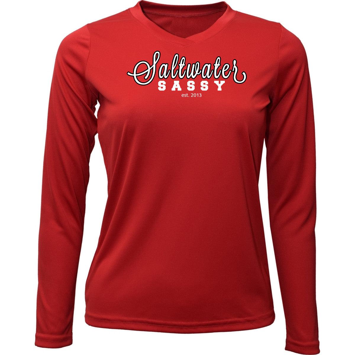 Game Day Tee Vneck Long Sleeve - Saltwater Sassy Apparel