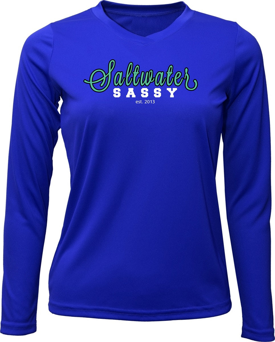 Game Day Tee Vneck Long Sleeve