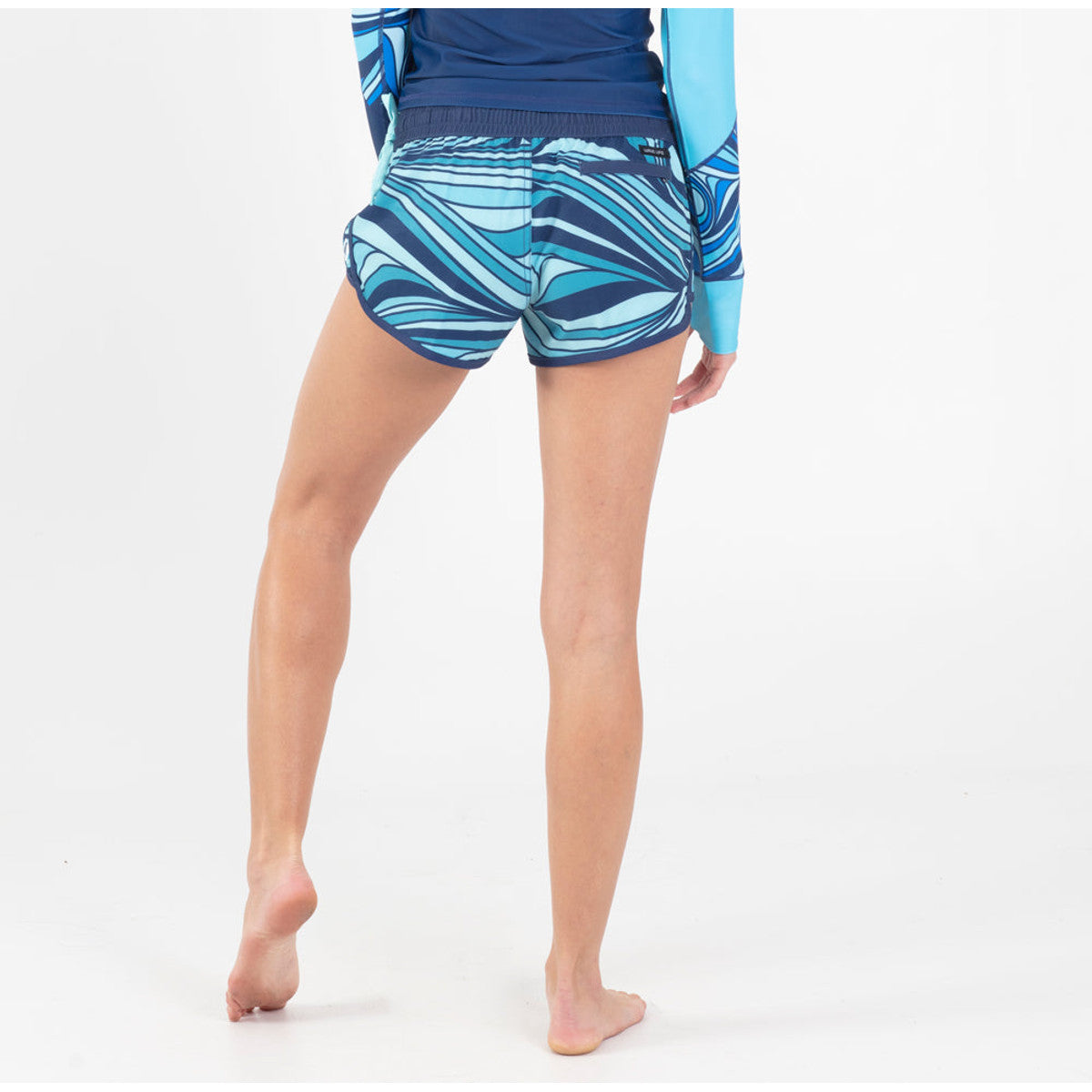 Aqua Spray 5'' Side Tie Shorts