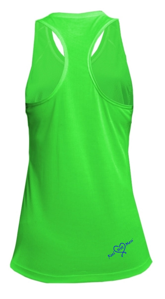 The Sassy Singlet Grid Tank is ultra-comfortable to wear. Made of 100% Polyester moisture-managing interlock grid fabric which makes this tank breathable. With fresh assurance anti-bacterial treatment to keep you cool and fresh. The UV Protection of UPF 35 also keeps your skin safe from the sun.