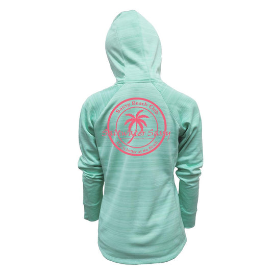 Beach Club Hooded Jacket - Saltwater Sassy Apparel